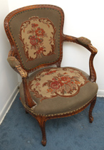 Louis XV Style Carved Armchair