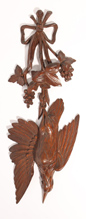Early Victorian Carved Walnut Hunting Game Bird
