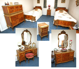 Outstanding Mahogany Romweber 9 Piece Bedroom Set