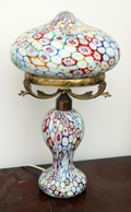 Millefiori Art Glass Lamp