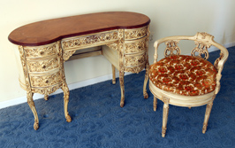 Louis XV Style Desk & Chair