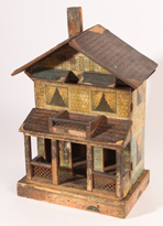 German Chromolithographed Doll House