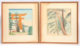 Two Japanese Woodblock Prints