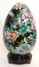 Chinese Giant Cloisonne Egg