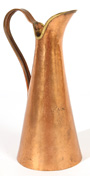 STICKLEY BROTHERS COPPER PITCHER