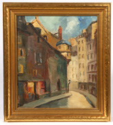 SIGNED  STERRIT MID-20TH CENTURY OIL PAINTING