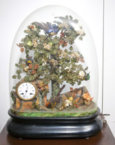 French Domed Musical Automaton Clock