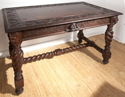 Super Carved Library Table
