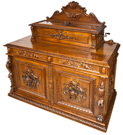Outstanding Swiss Cylinder Music Box and Cabinet