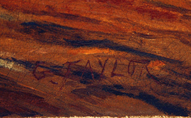 Signature of Oil Painting