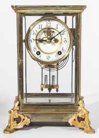 New Haven Crystal Regulator Clock