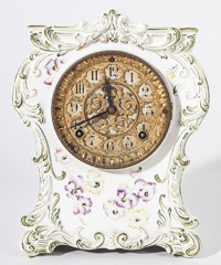 Ansonia Chicopee Porcelain Clock