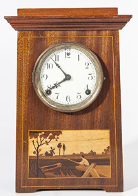 Sessions Arts & Crafts Inlaid Clock