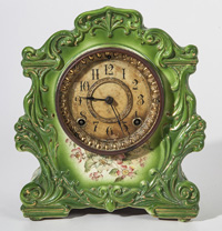 Ansonia Trump Porcelain Clock