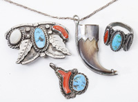 Silver & Turquoise Navajo Jewelry