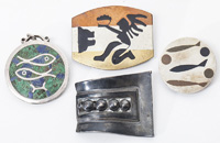 Four Pieces of Silver Mexican Jewelry