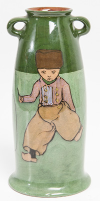 De Distel Art Pottery Vase