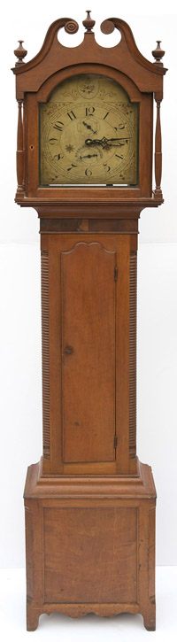 Silas Hoadley Tall Case Clock