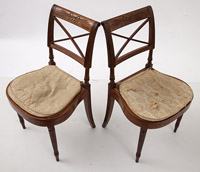 Pair Sheraton Side Chairs