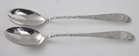 Robinson Family Coin Silver Serving Spoons