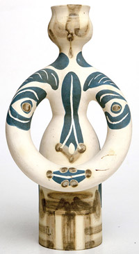 Pablo Picasso "Lampe Femme" Ceramic Vase