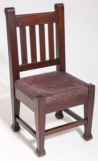 Roycroft Slipper Chair #037