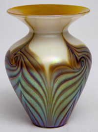 Steven Lundberg Miniature Art Glass Vase
