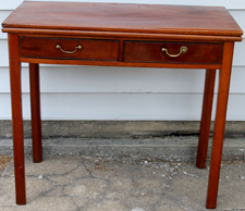 PERIOD CHIPPENDALE CARD TABLE