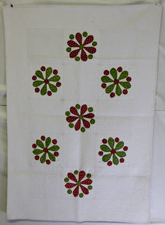 EARLY CRIB APPLIQUE QUILT