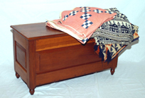 EARLY CHERRY BLANKET CHEST