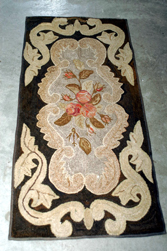 EARLY HOOKED RUG