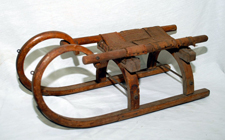 SMALL CHILD'S WOODEN SLED