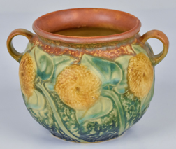 Roseville Sunflower Vase