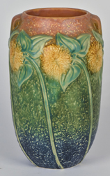 Large Roseville Sunflower Vase