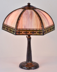 Handel Metal Overlay Table Lamp