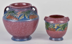 Two Roseville Baneda Vases
