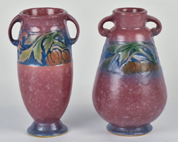 Two Roseville Baneda Vases