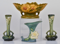 Four Pieces of Roseville Pottery