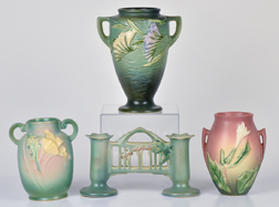 Four Pieces of Roseville Pottery