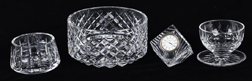 Four Pieces Waterford Cut Crystal