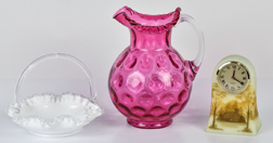 Three Pieces Fenton Art Glass