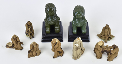 Chinese Jade Foo Lions & Mudmen