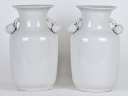 Pair Blanc De China Chinese Vases