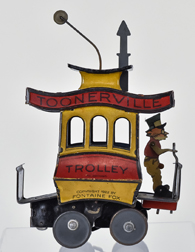 Tin Wind-up Toonerville Trolley
