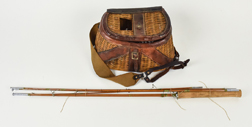 Early Creal & Bamboo Fishing Rod