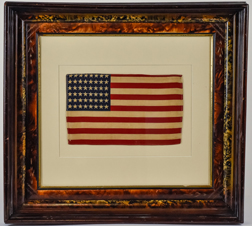 Framed U.S. Parade Flag