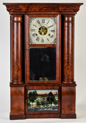 Rare H. Welton & Co. Hollow Column Shelf Clock