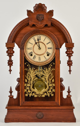 Wm. Gilbert Walnut Shelf Clock