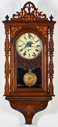 Pearsons Inlaid Wall Clock