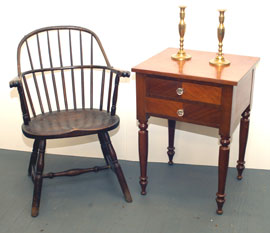 Early Windsor Armchair & Stand